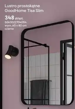 Castorama Lustro prostokątne GoodHome Tisa Slim oferta
