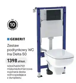 Castorama Zestaw podtynkowy WC Geberit Ina Delta 50 oferta
