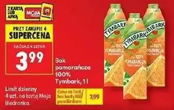 Biedronka Sok Tymbark oferta