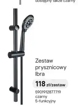 Castorama Zestaw prysznicowy Ibra oferta