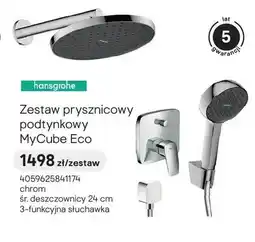 Castorama Zestaw prysznicowy podtynkowy Hansgrohe MyCube Eco chrom oferta