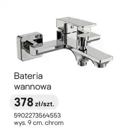 Castorama Bateria wannowa Valvex Harris wys. 9 cm chrom oferta