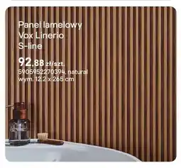 Castorama Panel lamelowy Vox Linerio S-line natural oferta