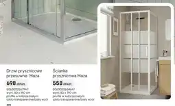 Castorama Ścianka prysznicowa Maza 80x190 cm oferta