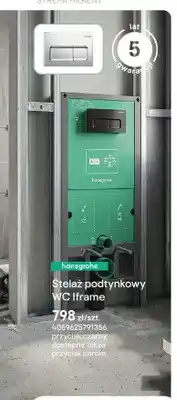 Castorama Stelaż podtynkowy WC Hansgrohe Iframe oferta