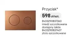 Castorama Przycisk spłukujący Roca miedź złoto szczotkowane oferta