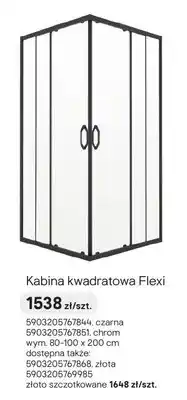 Castorama Kabina prysznicowa kwadratowa Flexi oferta