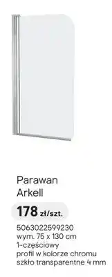 Castorama Parawan nawannowy Arkell 75x130 cm oferta