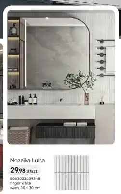 Castorama Mozaika Luisa GoodHome finger white oferta