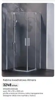 Castorama Kabina prysznicowa kwadratowa Finesse Almera oferta