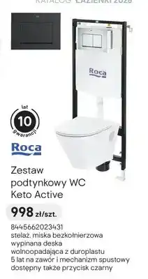 Castorama Zestaw podtynkowy WC Roca Keto Active oferta