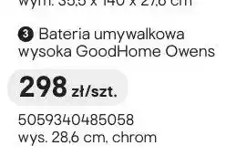 Castorama Bateria umywalkowa wysoka GoodHome Owens oferta