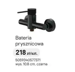 Castorama Bateria prysznicowa wys. 10,8 cm czarna oferta