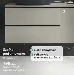 Castorama Szafka pod umywalkę wisząca Roca Style oferta