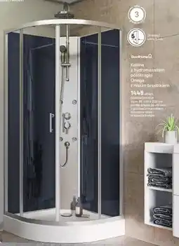 Castorama Kabina z hydromasażem GoodHome Onega z niskim brodzikiem oferta