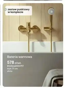 Castorama Bateria wannowa Roca Carelia złota oferta
