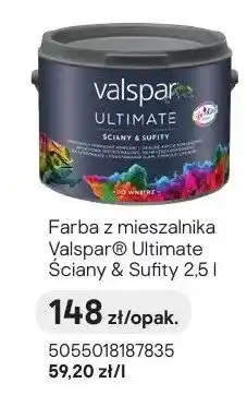Castorama Farba z mieszalnika Valspar Ultimate Ściany & Sufity oferta