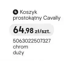 Castorama Koszyk prostokątny GoodHome Cavally chrom oferta