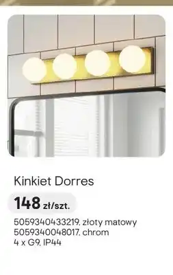 Castorama Kinkiet Dorres 4-punktowy złoty matowy oferta