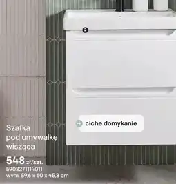 Castorama Szafka pod umywalkę wisząca Radiante oferta