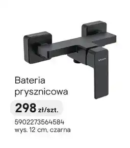 Castorama Bateria prysznicowa Valvex Harris wys. 12 cm czarna oferta