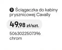 Castorama Ściągaczka do kabiny prysznicowej GoodHome Cavally chrom oferta
