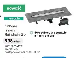 Castorama Odpływ liniowy Hansgrohe Raindrain Go oferta