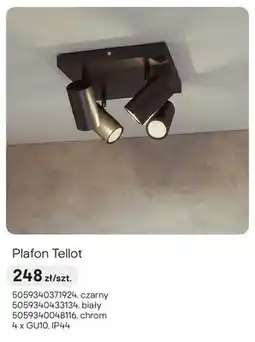 Castorama Plafon Tellot 4xGU10 czarny oferta