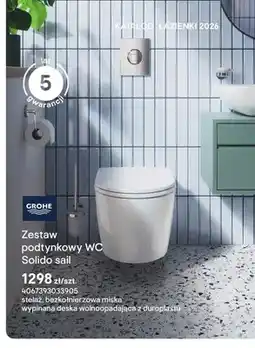 Castorama Zestaw podtynkowy WC Grohe Solido sail oferta