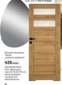 Castorama Skrzydło drzwiowe pokojowe Trame dąb boston oferta