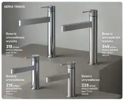 Castorama Bateria umywalkowa wysoka Valvex Travis chrom oferta