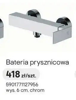 Castorama Bateria prysznicowa Cersanit Bari chrom wys. 6 cm oferta
