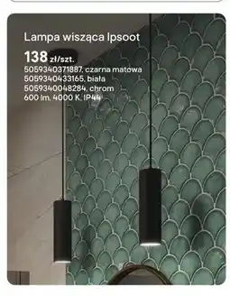 Castorama Lampa wisząca GoodHome Ipsoot biała oferta