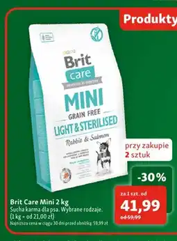 Maxi Zoo Sucha karma dla psa Brit Care Mini oferta