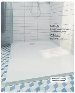 Castorama Brodzik konglomeratowy GoodHome Cavally prostokątny oferta