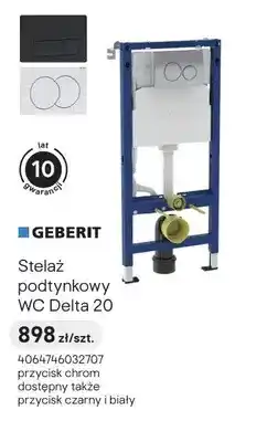 Castorama Stelaż podtynkowy WC Geberit Delta 20 oferta