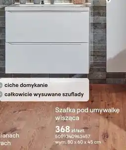 Castorama Szafka pod umywalkę wisząca GoodHome Imandra oferta