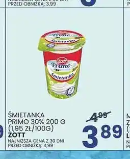 Wafelek Śmietanka Primo 30% Zott oferta