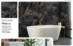 Castorama Gres Egen London gold black carv oferta
