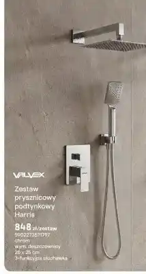 Castorama Zestaw prysznicowy podtynkowy Valvex Harris chrom oferta