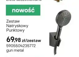 Castorama Zestaw natryskowy punktowy gun metal oferta