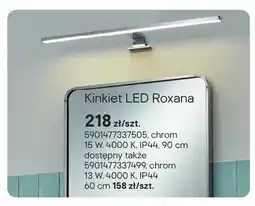 Castorama Kinkiet LED Roxana chrom 60 cm oferta