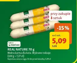 Maxi Zoo Mokra karma dla kota REAL NATURE oferta