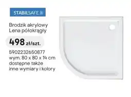 Castorama Brodzik akrylowy Schedpol Lena New półokrągły oferta