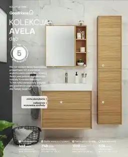 Castorama Szafka z lustrem GoodHome Avela oferta