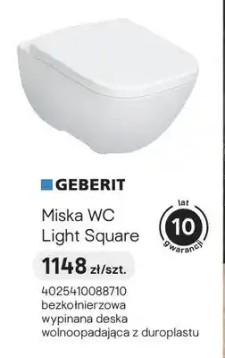 Castorama Miska WC Geberit Light Square oferta