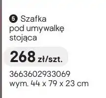 Castorama Szafka pod umywalkę stojąca oferta