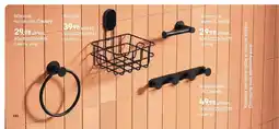 Castorama Wieszak na ręcznik GoodHome Cavally czarny oferta