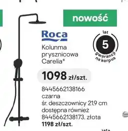 Castorama Kolumna prysznicowa Roca Carelia czarna oferta