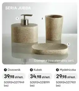 Castorama Dozownik do mydła GoodHome Jubba beżowy oferta